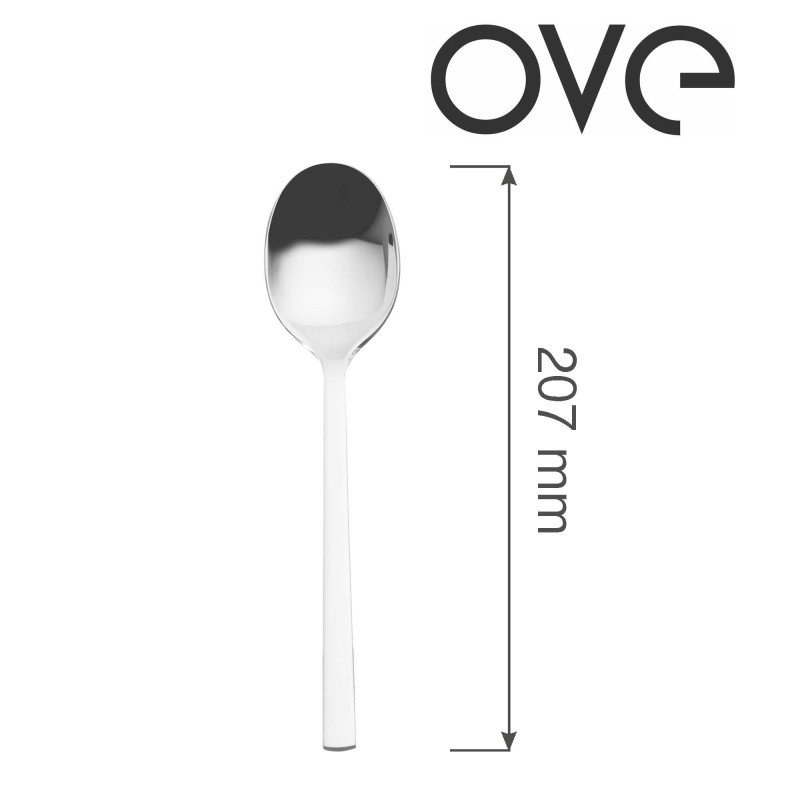 Cuillère à soupe Lugano, OVE, 207 mm, Lot de 12 - Finedine