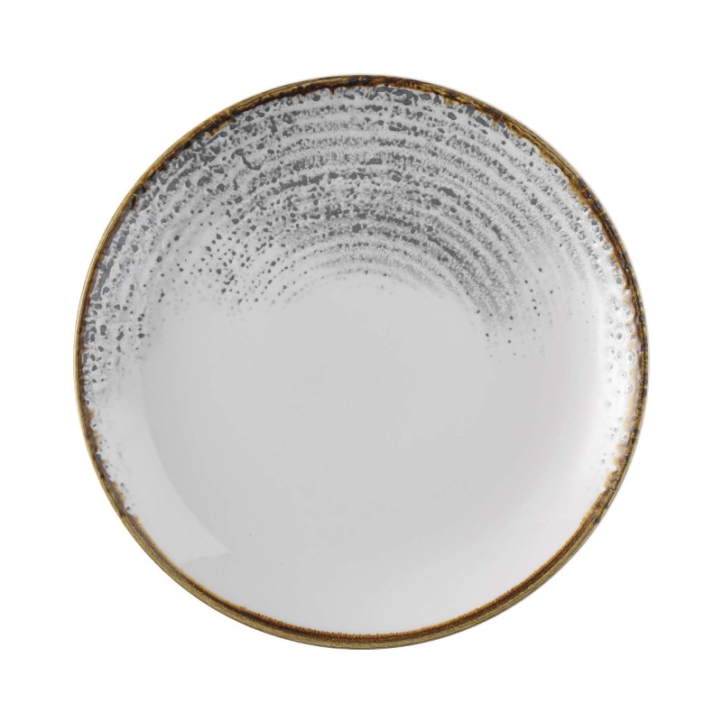 Accent de Maison Jasper Gris coupe plate, 165mm - Finedine