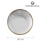 Accent de Maison Jasper Gris coupe plate, 165mm - Finedine