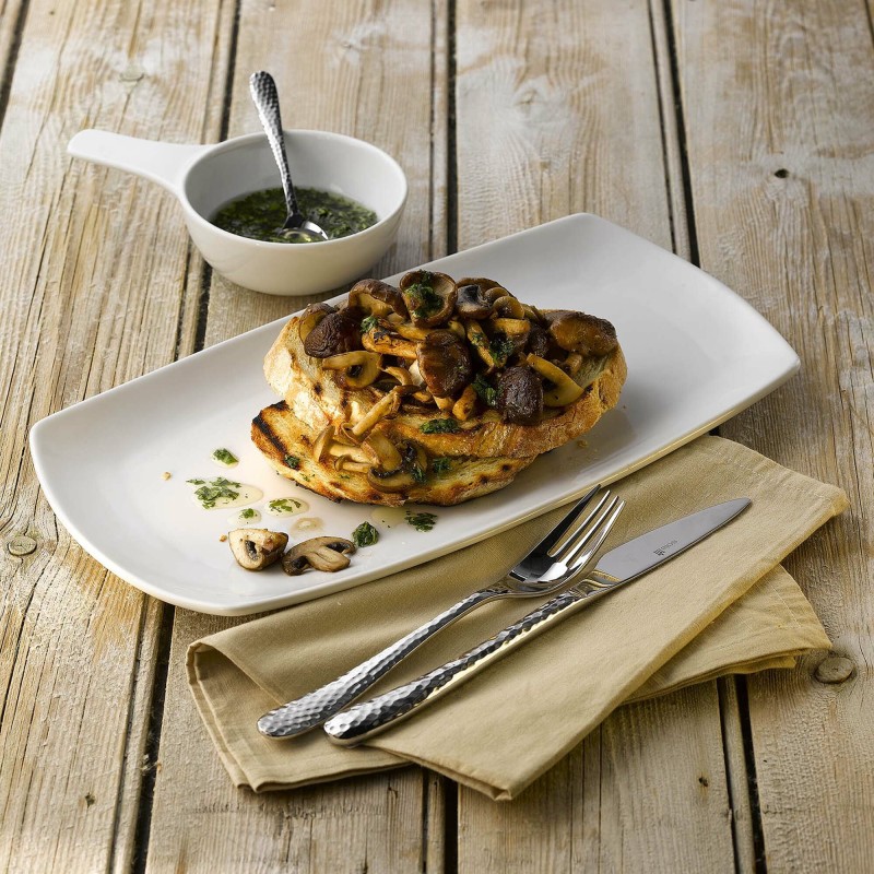Assiette rectangulaire en porcelaine 355x235 mm - Finedine
