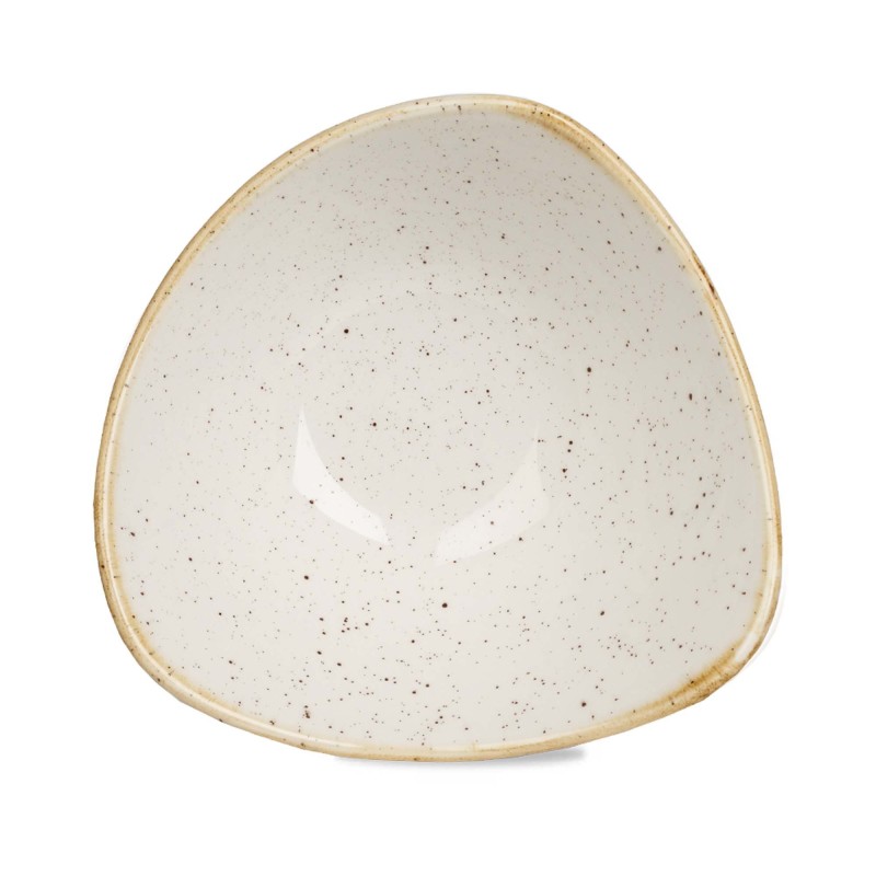 Bol triangulaire Stonecast Barley White, 185 mm - Finedine