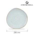 Assiette ronde Stonecast Oeuf de canard, 286 mm - Finedine