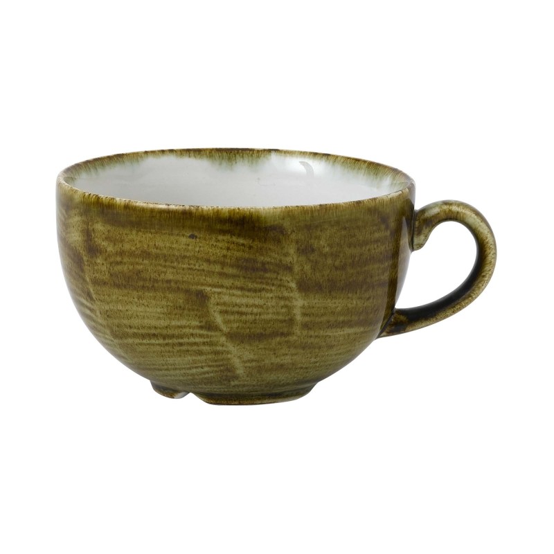 Tasse à cappuccino Stonecast Plume Verte, 340ml - Finedine