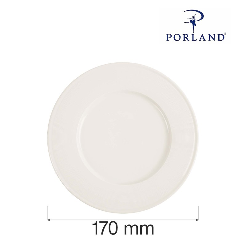 Assiette plate rectangulaire, 170 mm, Lot de 6 - Finedine
