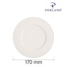 Assiette plate rectangulaire, 170 mm, Lot de 6 - Finedine