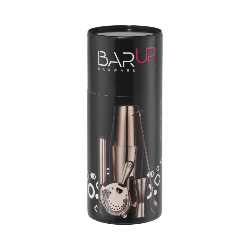 Barkit en tube, Bar haut, Cuivre, ø120(H)320mm - Finedine