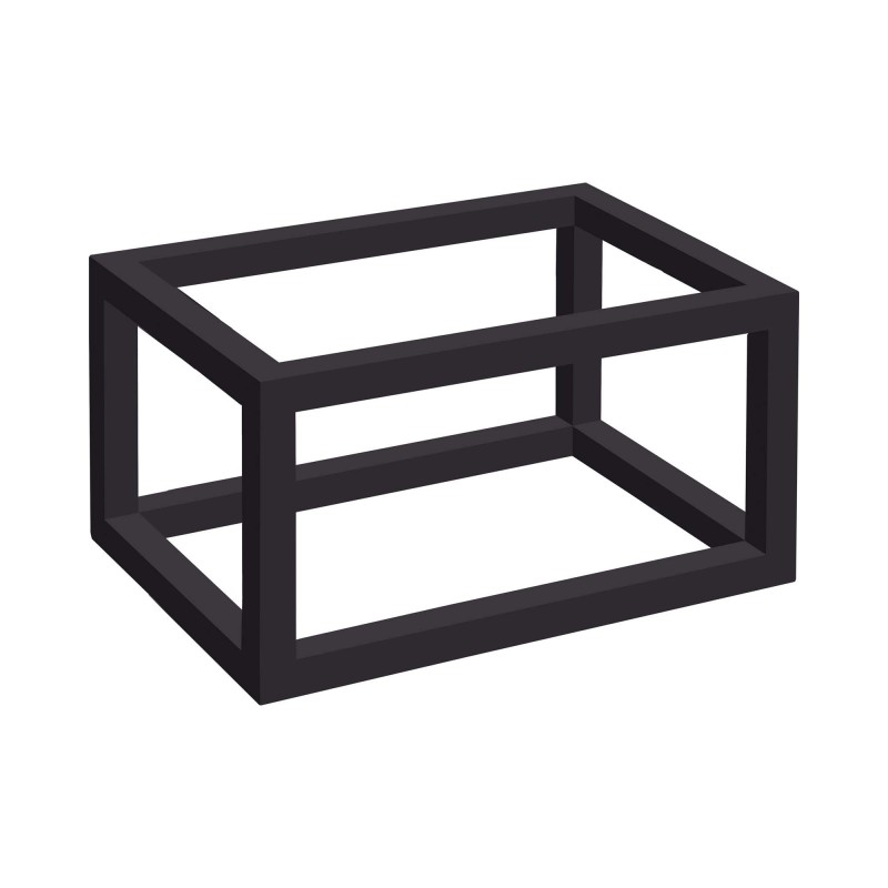 Base en cadre noir Madeira pour plateau GN 1/2 - Finedine
