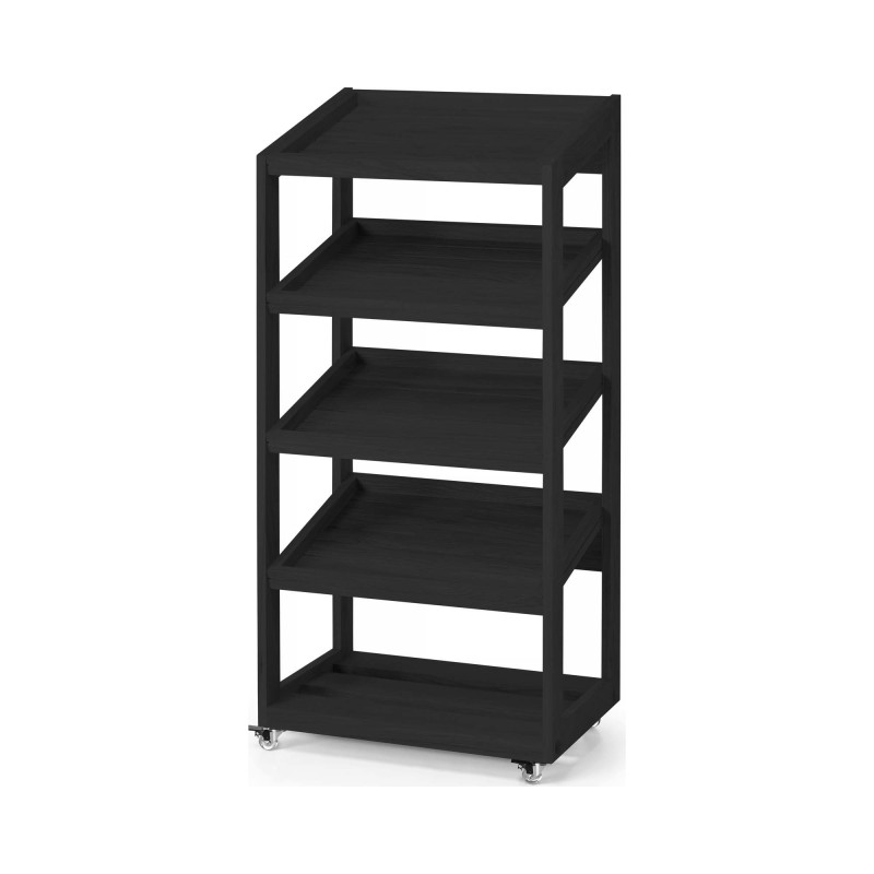 Stand (4 niveaux) Madeira Noir 574x400x1197 mm - Finedine