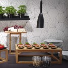Stand (4 niveaux) Madeira Noir 574x400x1197 mm - Finedine