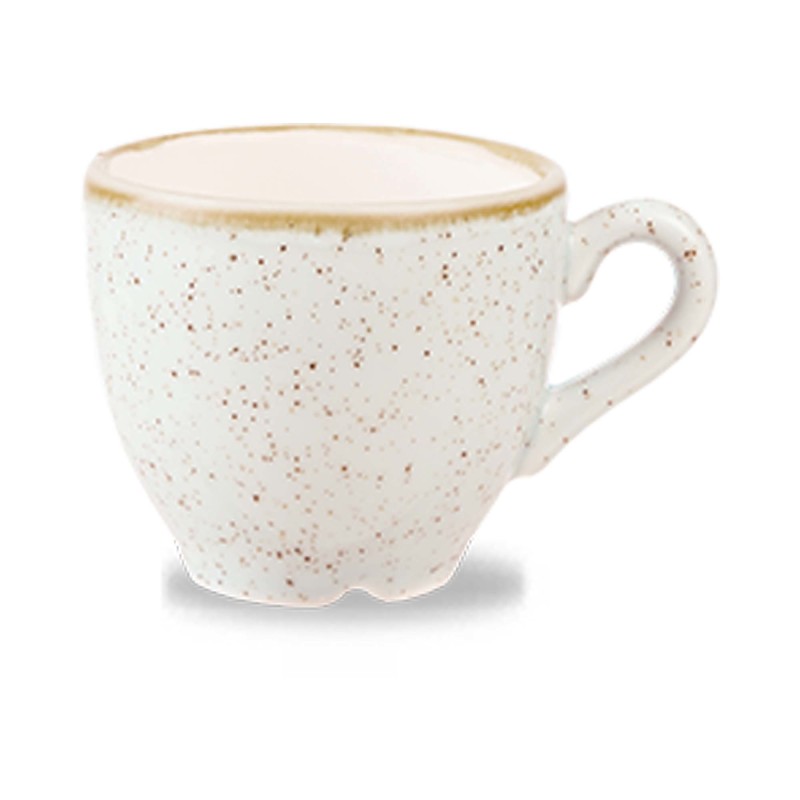 Tasse à espresso Stonecast Barley White, 100ml - Finedine