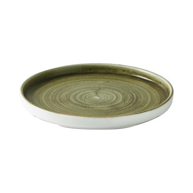 Assiette à bords Stonecast Plume Green, 210 mm - Finedine
