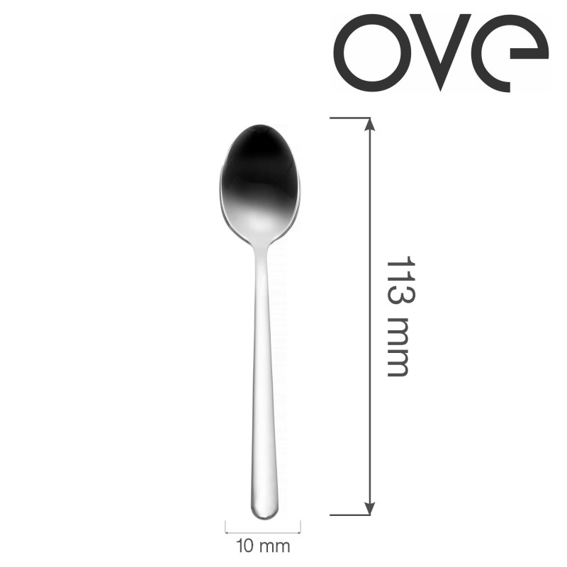 Cuillère à café Adria, OVE, 113 mm, Lot de 12 - Finedine