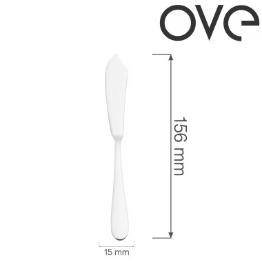 Couteau à beurre Como, OVE, 156 mm, Lot de 12 - Finedine