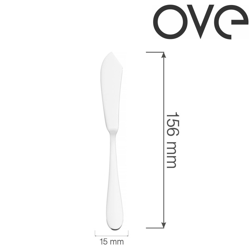 Couteau à beurre Como, OVE, 156 mm, Lot de 12 - Finedine