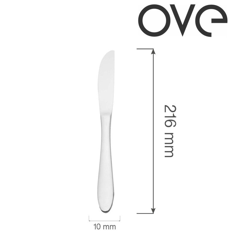 Couteau de table Como, OVE, 216 mm, Lot de 12 - Finedine