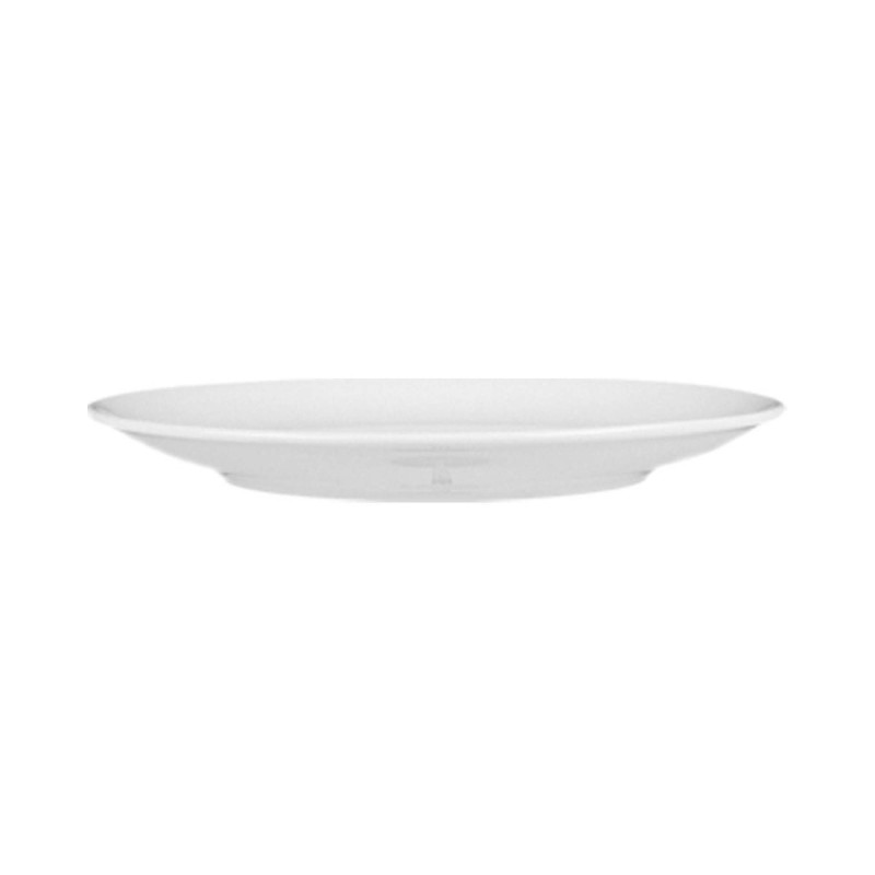 Assiette blanche sans bords, 210 mm, Lot de 6 - Finedine