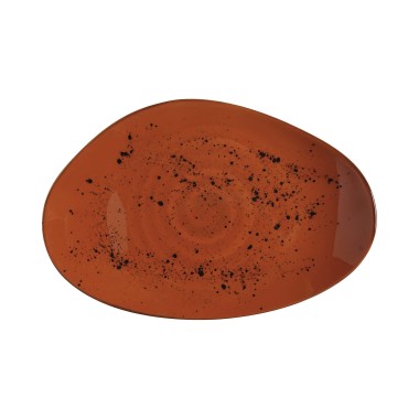 Assiette en forme organique Dahlia, 350x210mm - Finedine