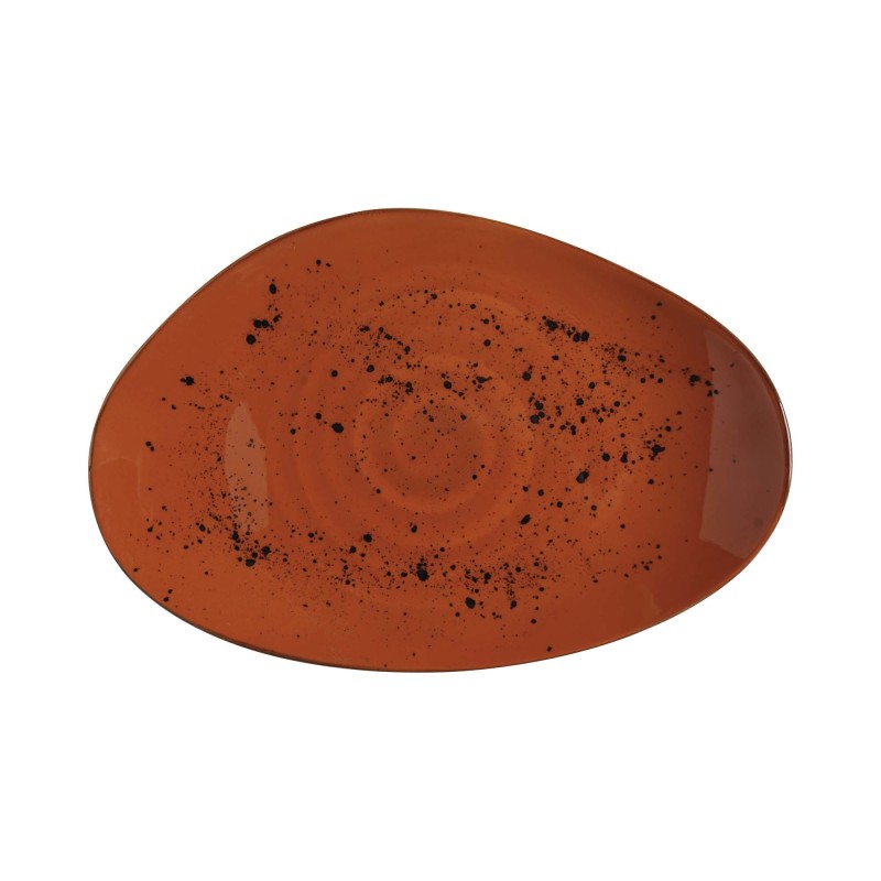 Assiette en forme organique Dahlia, 350x210mm - Finedine