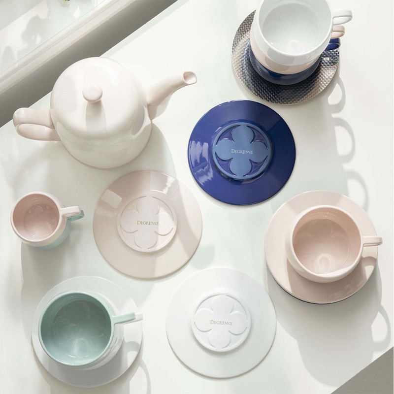 Empileo Cafetière Blanc soucoupe à thé 150 mm - Finedine