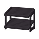 Stand (2 niveaux) Madeira Noir 574x323x441 mm - Finedine