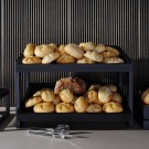 Stand (2 niveaux) Madeira Noir 574x323x441 mm - Finedine