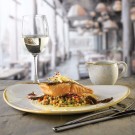 Assiette ronde Stonecast Barley White, 210 mm - Finedine
