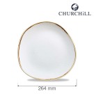 Assiette ronde Stonecast Barley White, 264 mm - Finedine