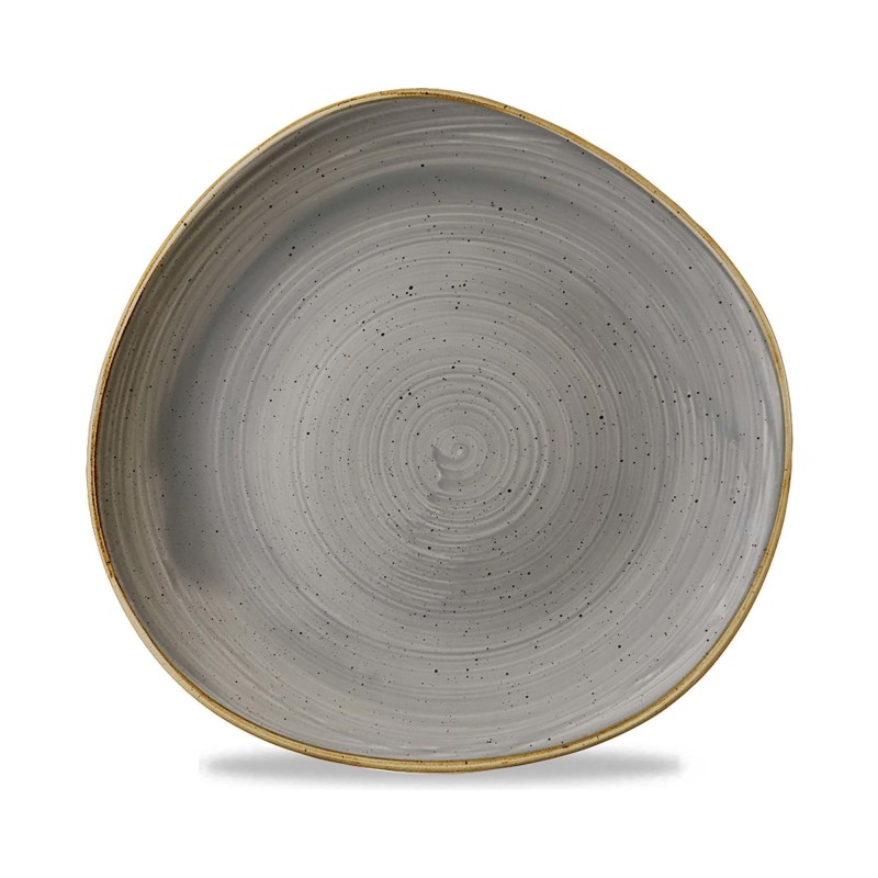 Assiette ronde en grès gris Stonecast, 286 mm - Finedine