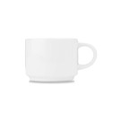 Tasse à thé compacte blanche empilable 213 ml - Finedine