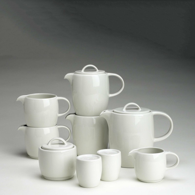 Tasse à thé compacte blanche empilable 213 ml - Finedine