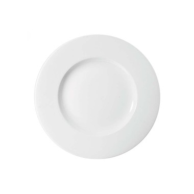 Assiette à large bord blanche 10 3/4"/ 275 mm - Finedine