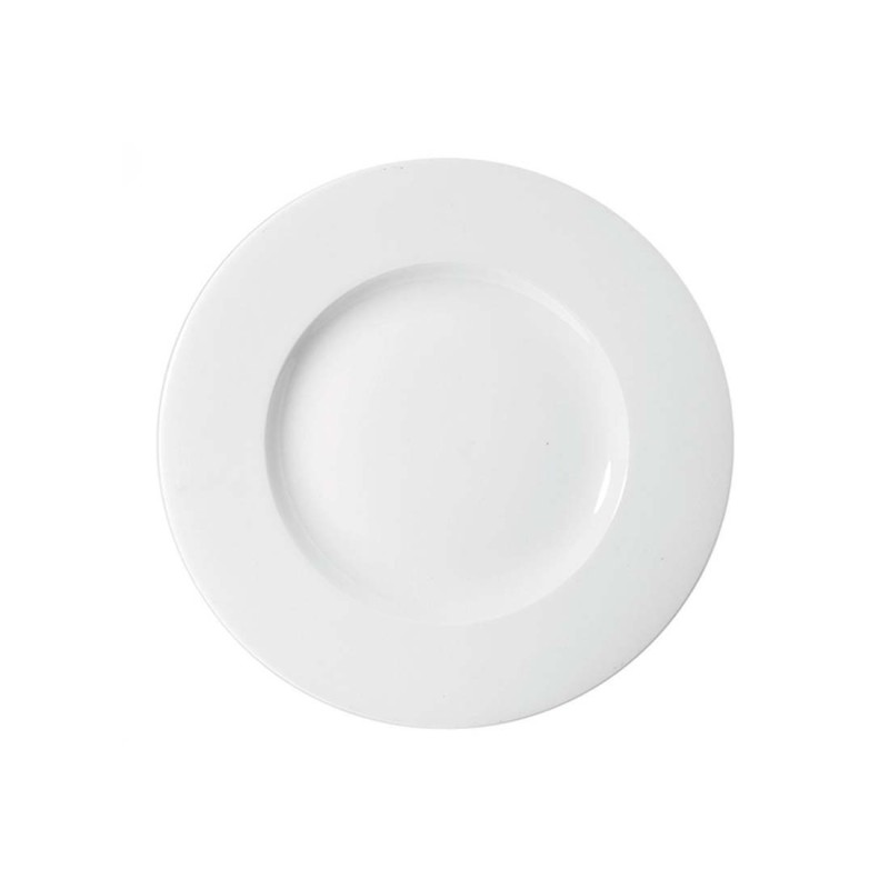 Assiette à large bord blanche 10 3/4"/ 275 mm - Finedine
