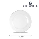 Assiette profilée blanche, 210 mm, Lot de 12 - Finedine