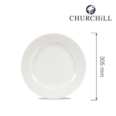 Assiette à bord large Isla, 305 mm, Lot de 6 - Finedine