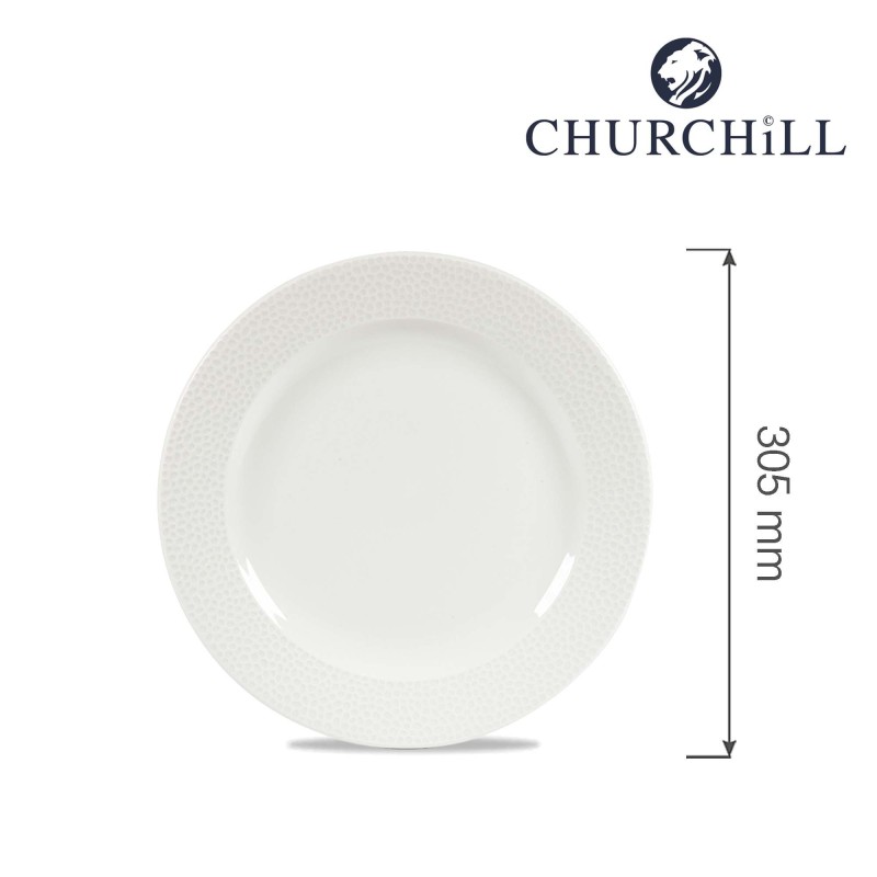 Assiette à bord large Isla, 305 mm, Lot de 6 - Finedine