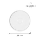 SAUCISSE EN PORCELAINE RONDE 16 CM, Lot de 6 - Finedine