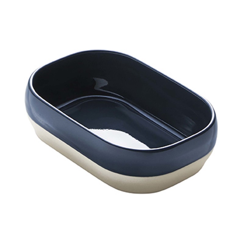 Petite assiette Bahia Blue taille 155x107 mm - Finedine