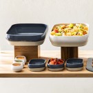 Petite assiette Bahia Blue taille 155x107 mm - Finedine