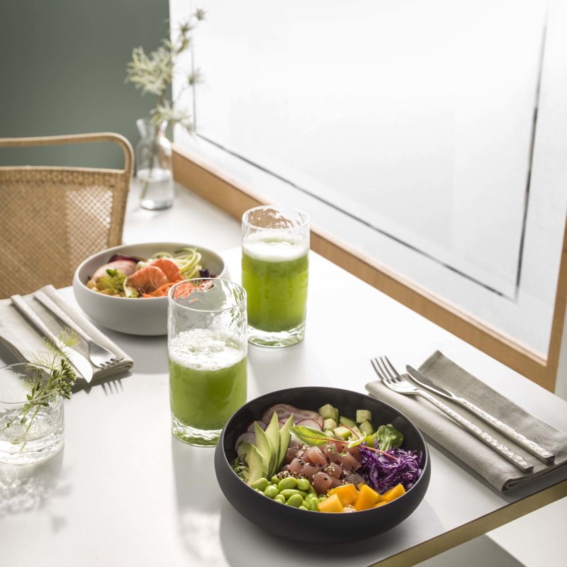 Bol à bord incliné Cocottes Blanc Sable 7 cl - Finedine
