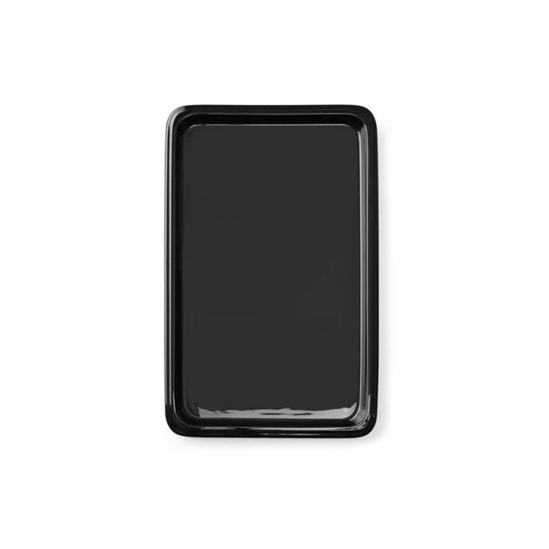 Plateau en porcelaine GN 1/1, noir, (h)20 mm - Finedine