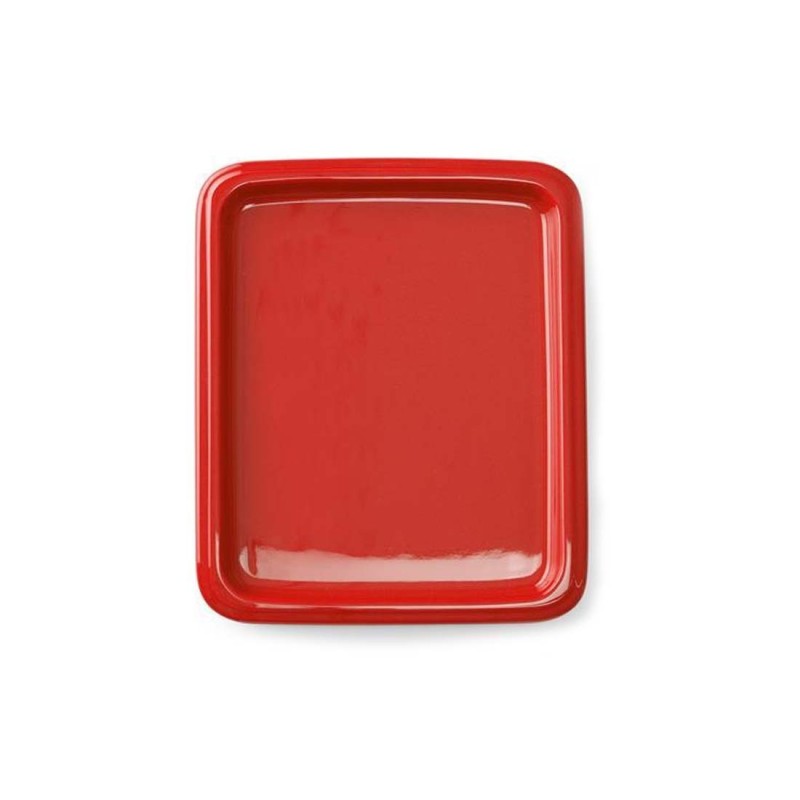 Plateau en porcelaine GN 1/1, rouge, (h)20mm - Finedine