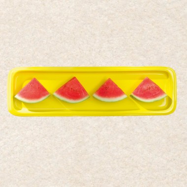 Plateau en porcelaine GN 1/1, jaune, (h)20mm - Finedine