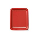Plateau en porcelaine GN 2/4, rouge, (h)20mm - Finedine