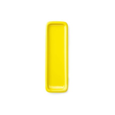 Plateau en porcelaine GN 2/4, jaune, (h)20mm - Finedine