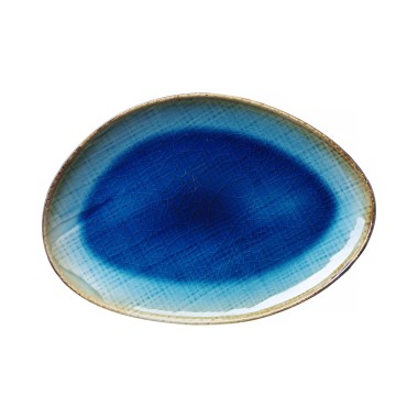 Assiette en forme organique Lazur, 270x190mm - Finedine