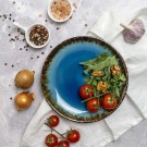 Assiette en forme organique Lazur, 270x190mm - Finedine