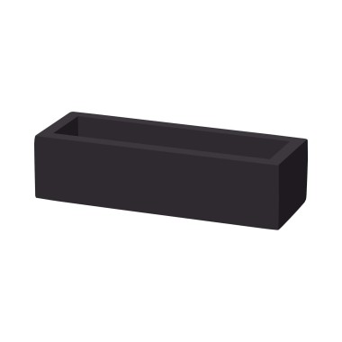 Boîte à couverts noire Madeira 275x100x70 mm - Finedine