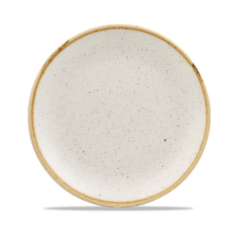 Assiette plate Stonecast Barley White, 217mm - Finedine