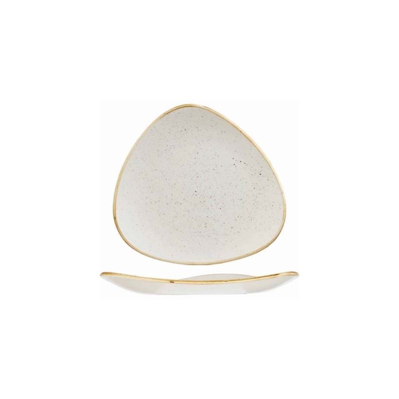 Assiette Lotus Barley White Stonecast 192 mm - Finedine