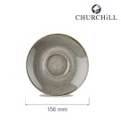 Sous-tasse cappuccino Stonecast gris, 156 mm - Finedine
